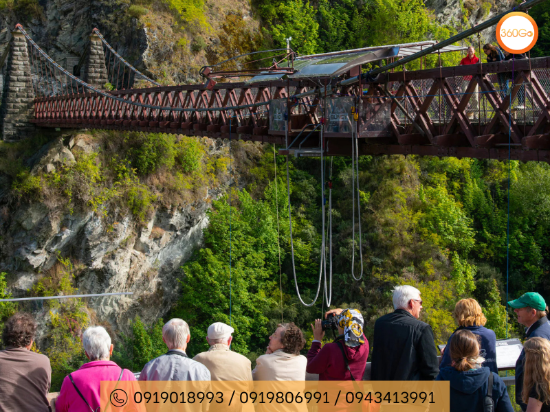 Bungee tại cầu treo Kawarau chinh phục nỗi sợ hãi - Du lịch 360Go